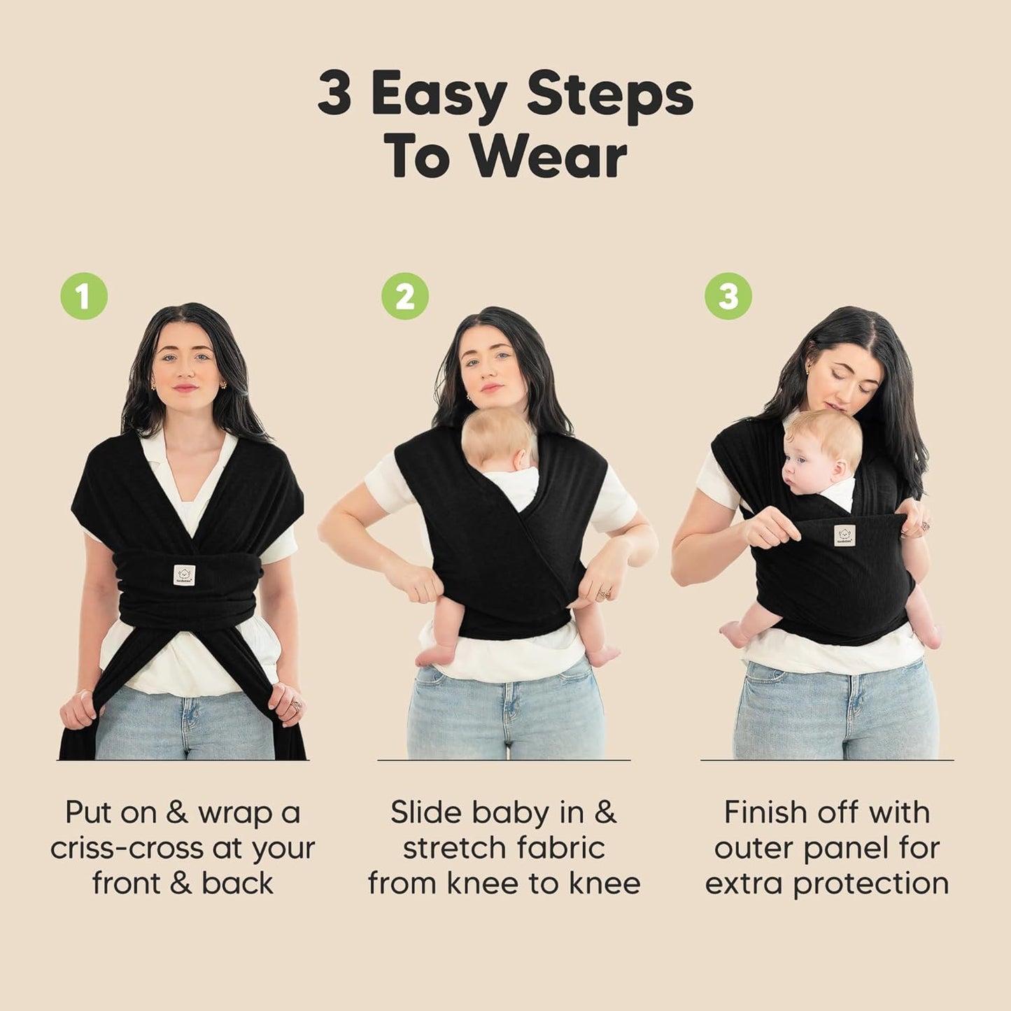 **KeaBabies Hands-Free Baby Wrap™**